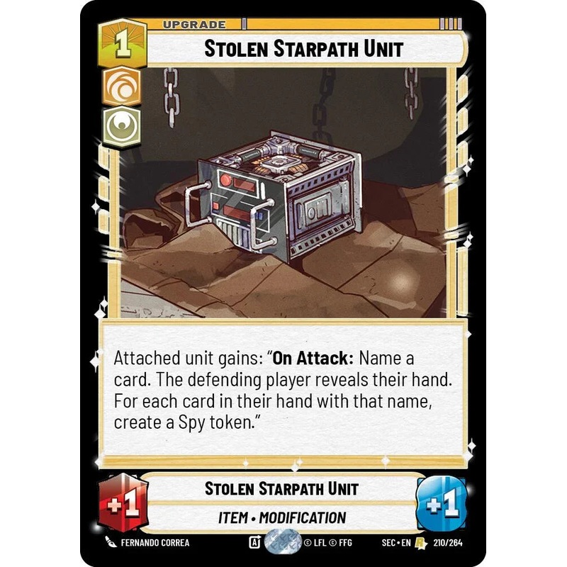 Stolen Starpath Unit (210/264) (210/264) [Secrets of Power] (ONLINE ORDER ONLY)