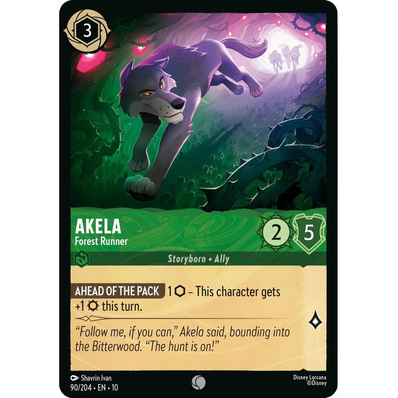 Akela – Forest Runner (90/204) [Whispers in the Well] (ONLINE ORDER ONLY)