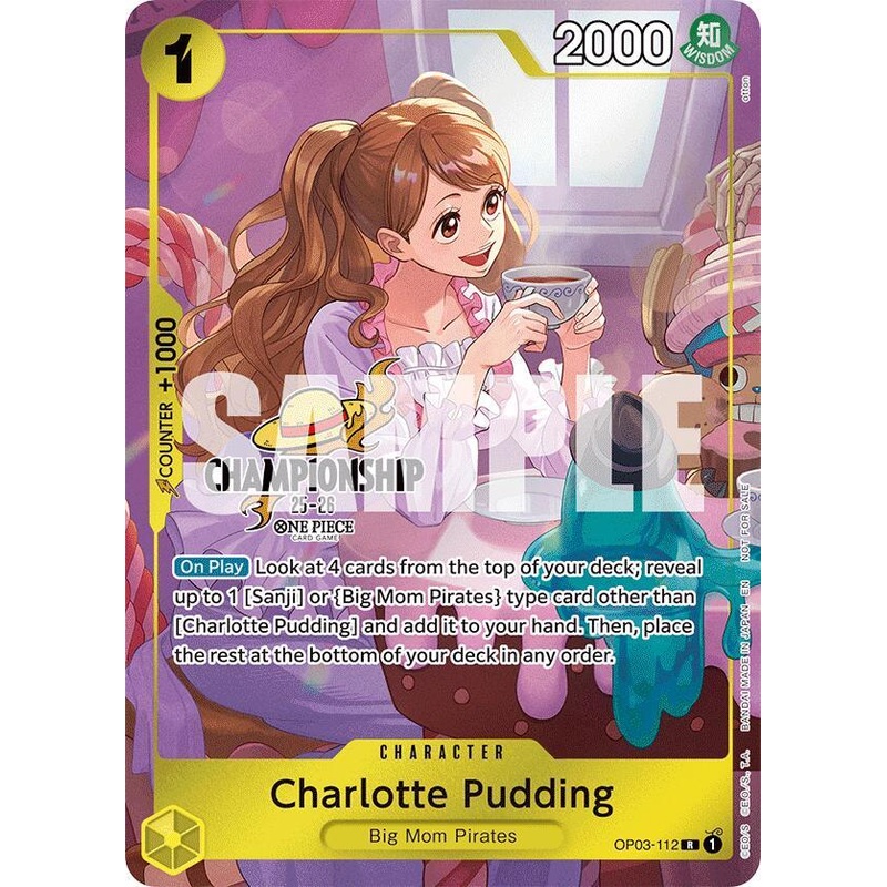 Charlotte Pudding (CS 25-26 Celebration Pack) [One Piece Promotion Cards] (ONLINE ORDER ONLY)
