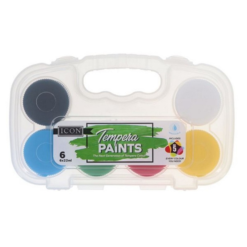 Icon Tempera Paint Set 6x22ml