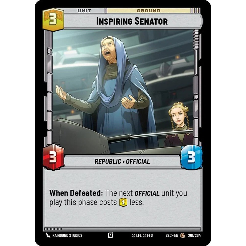 Inspiring Senator (261/264) (261/264) [Secrets of Power] (ONLINE ORDER ONLY)