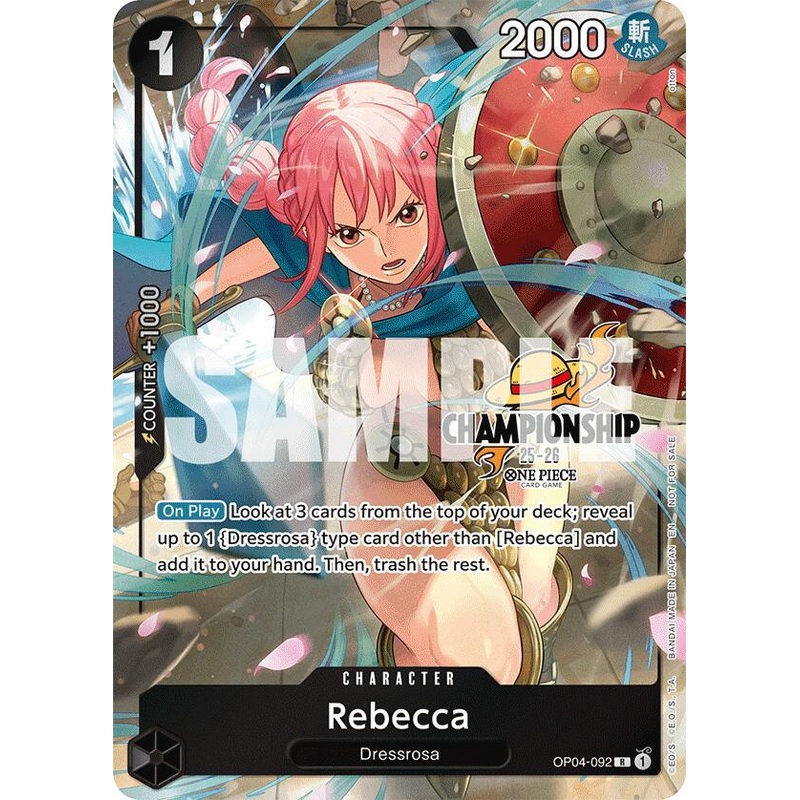 Rebecca (CS 25-26 Celebration Pack) [One Piece Promotion Cards] (ONLINE ORDER ONLY)