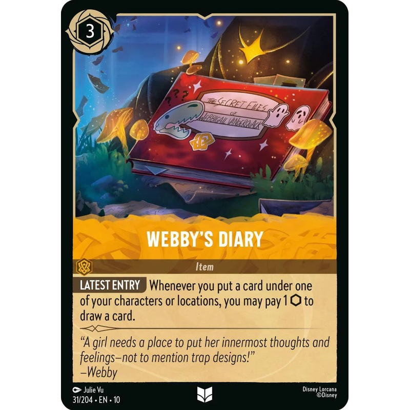 Webby’s Diary (31/204) [Whispers in the Well] (ONLINE ORDER ONLY)