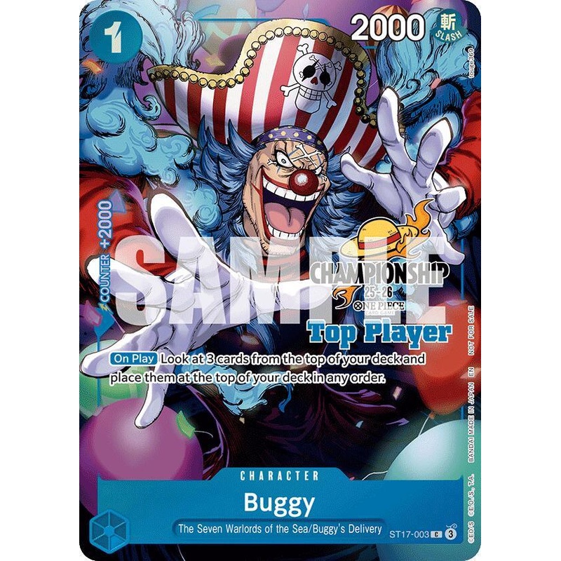 Buggy (CS 25-26 Top Player Pack) [One Piece Promotion Cards] (ONLINE ORDER ONLY)