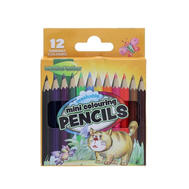 Colouring Pencils Half Size Pack of 12