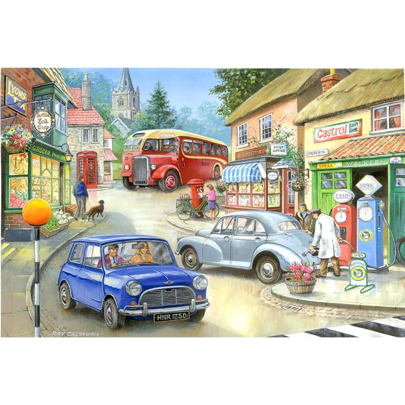 Country Town  BIG 250 Piece Jigsaw Puzzle