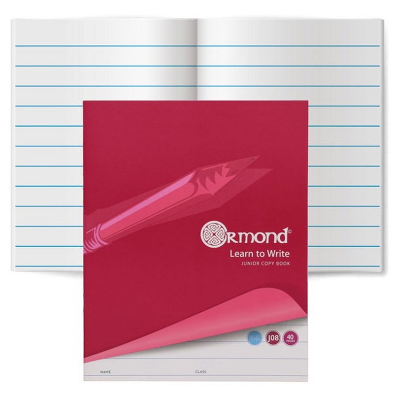Ormond 40 page J08 Junior Copy Book Pack of 20