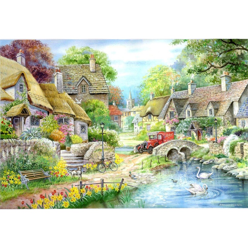 River Cottage  BIG 250 Piece Jigsaw Puzzle
