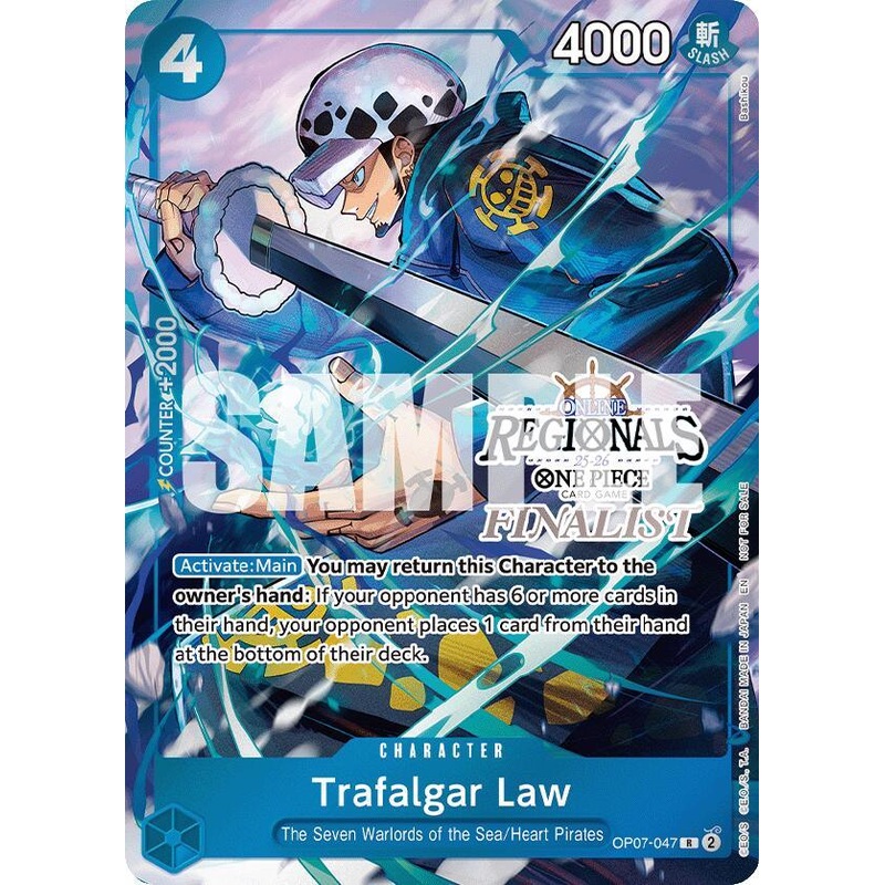 Trafalgar Law (Online Regional Finalist Card Set 2025 Vol.2) [One Piece Promotion Cards] (ONLINE ORDER ONLY)