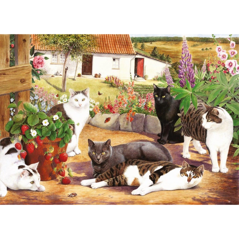 Cool Cats  BIG 500 Piece Jigsaw Puzzle