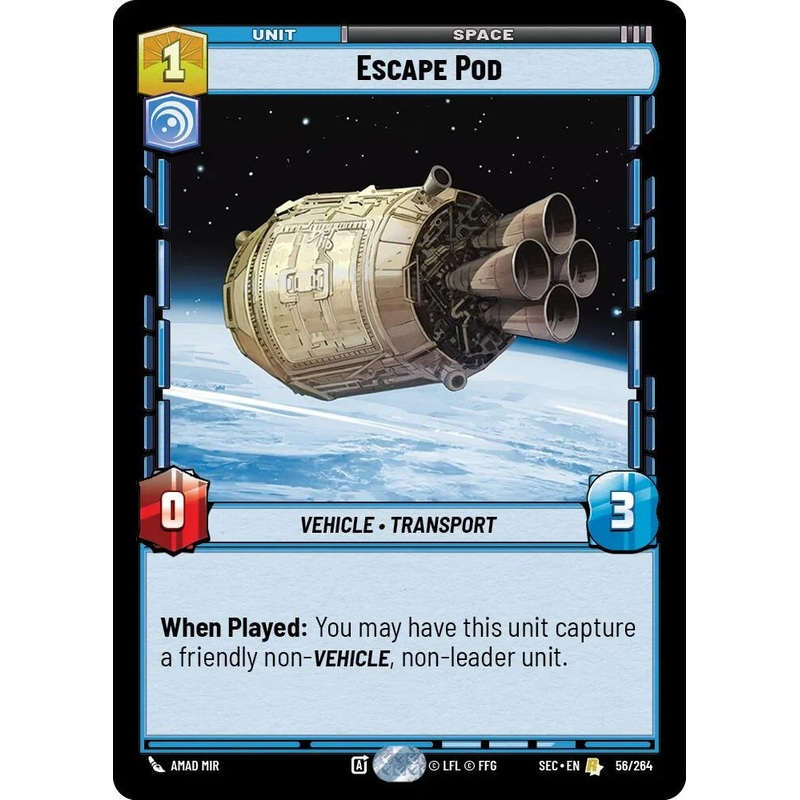 Escape Pod (56/264) (56/264) [Secrets of Power] (ONLINE ORDER ONLY)