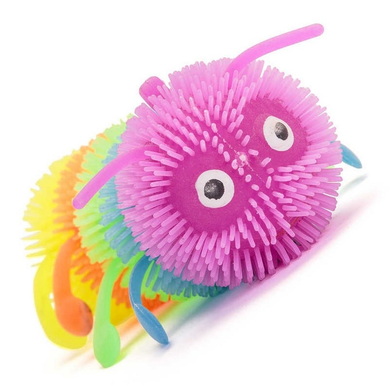 Flashing Squashy Caterpillar Sensory Toy