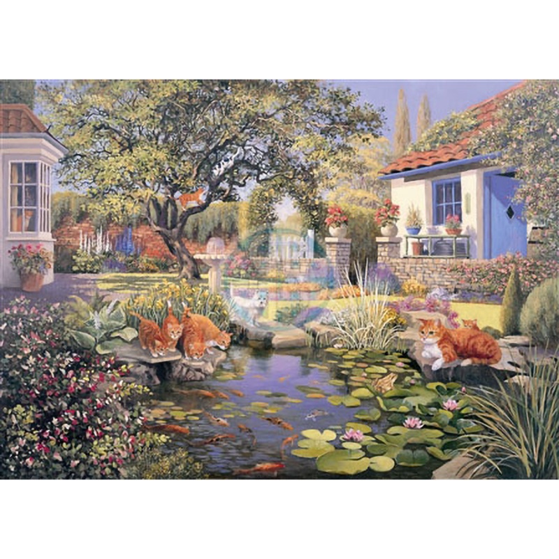 Garden Pond  1000 Piece Jigsaw Puzzle