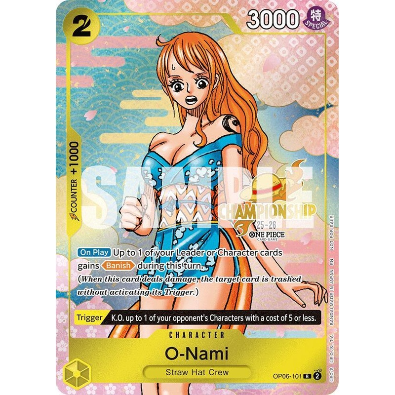 O-Nami (CS 25-26 Event Pack) [One Piece Promotion Cards] (ONLINE ORDER ONLY)