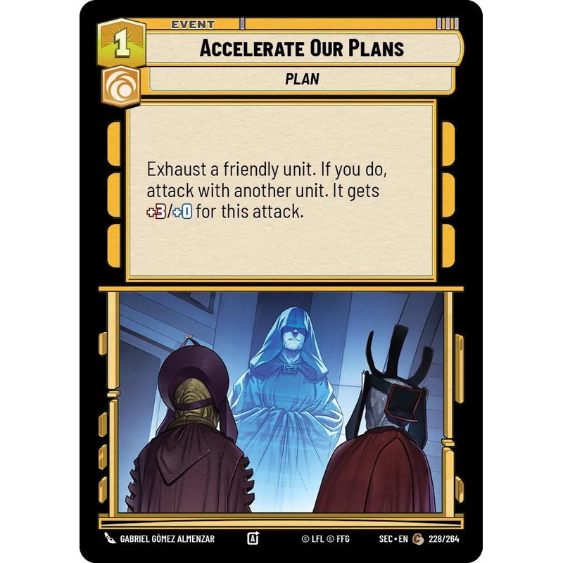 Accelerate Our Plans (228/264) (228/264) [Secrets of Power] (ONLINE ORDER ONLY)