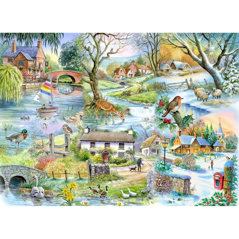 All Seasons  500 Piece Jigsaw Puzzle