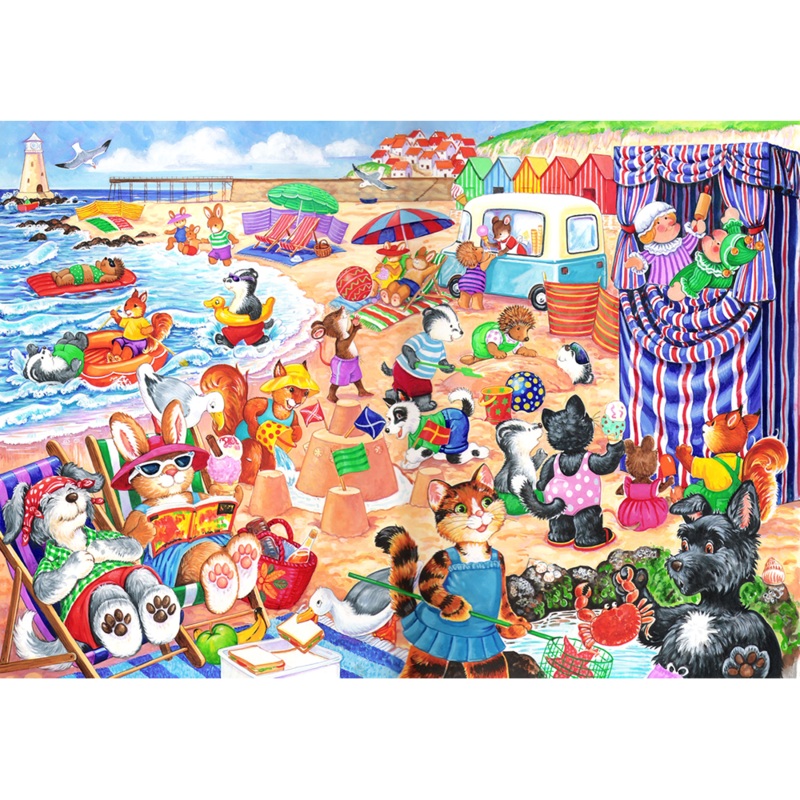 At The Seaside  80 Piece Jigsaw Puzzle