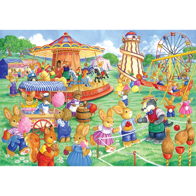 Funfair Games  80 Piece Jigsaw Puzzle