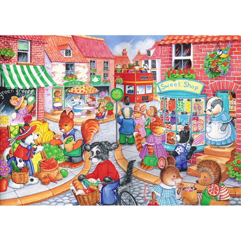 In The Town  80 Piece Jigsaw Puzzle