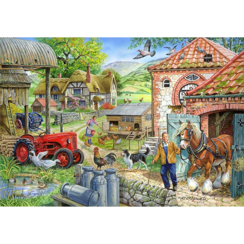 Manor Farm  1000 Piece Jigsaw Puzzle