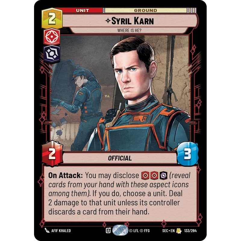 Syril Karn – Where Is He? (133/264) (133/264) [Secrets of Power] (ONLINE ORDER ONLY)