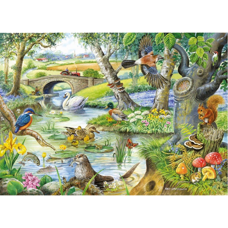 Tales Of The River  BIG 500 Piece Jigsaw Puzzle