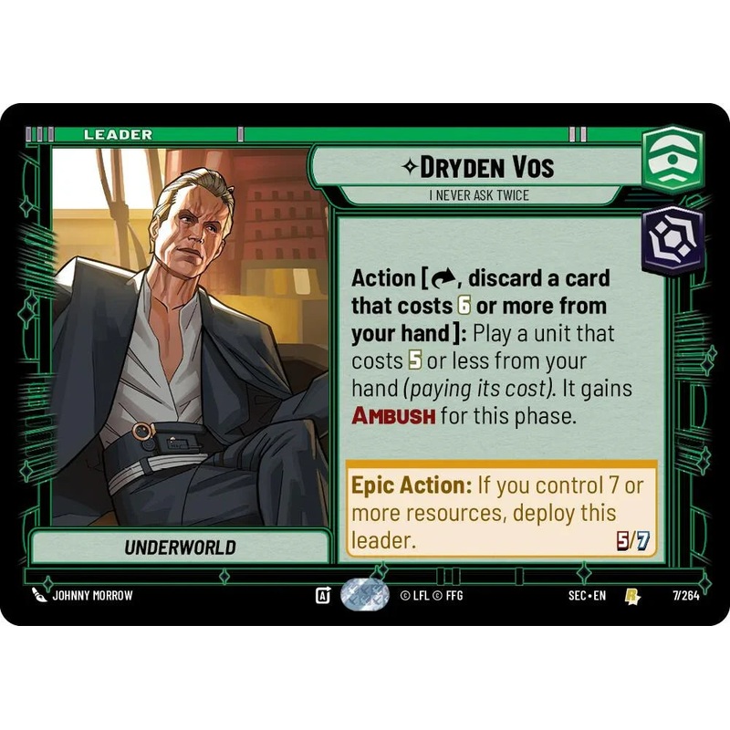 Dryden Vos – I Never Ask Twice (7/262) (7/262) [Secrets of Power] (ONLINE ORDER ONLY)