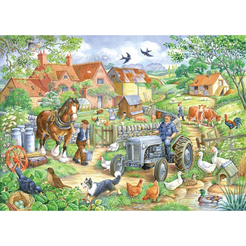 Keeping Busy  BIG 250 Piece Jigsaw Puzzle