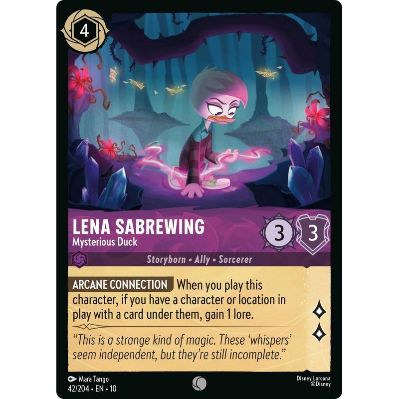 Lena Sabrewing – Mysterious Duck (42/204) [Whispers in the Well] (ONLINE ORDER ONLY)