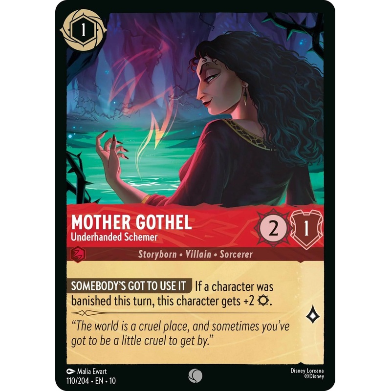 Mother Gothel – Underhanded Schemer (110/204) [Whispers in the Well] (ONLINE ORDER ONLY)