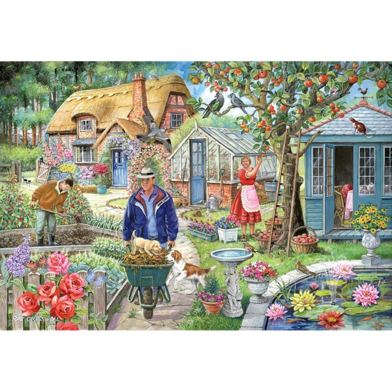 No.1  In The Garden  1000 Piece Jigsaw Puzzle
