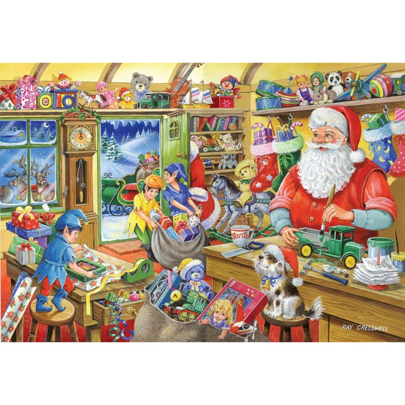 No.5  Santas Workshop  500 Piece Jigsaw Puzzle