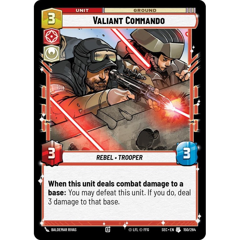 Valiant Commando (150/264) (150/264) [Secrets of Power] (ONLINE ORDER ONLY)
