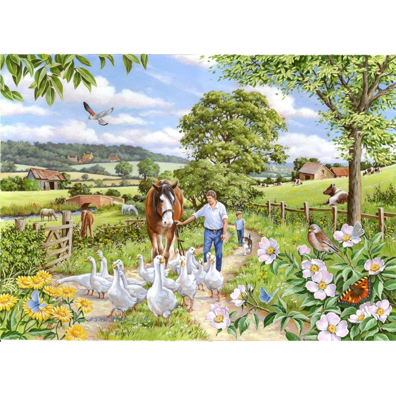 Goosey Gander  BIG 250 Piece Jigsaw Puzzle