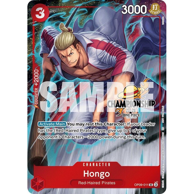 Hongo (CS 25-26 Celebration Pack) [One Piece Promotion Cards] (ONLINE ORDER ONLY)