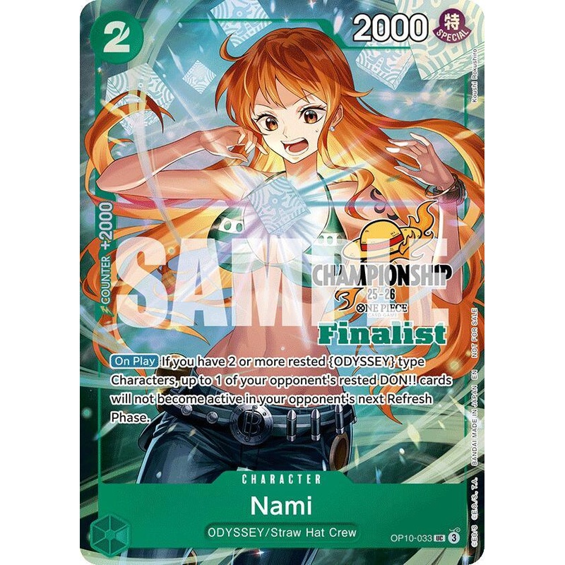 Nami (CS 25-26 Finalist Card Set 1) [One Piece Promotion Cards] (ONLINE ORDER ONLY)