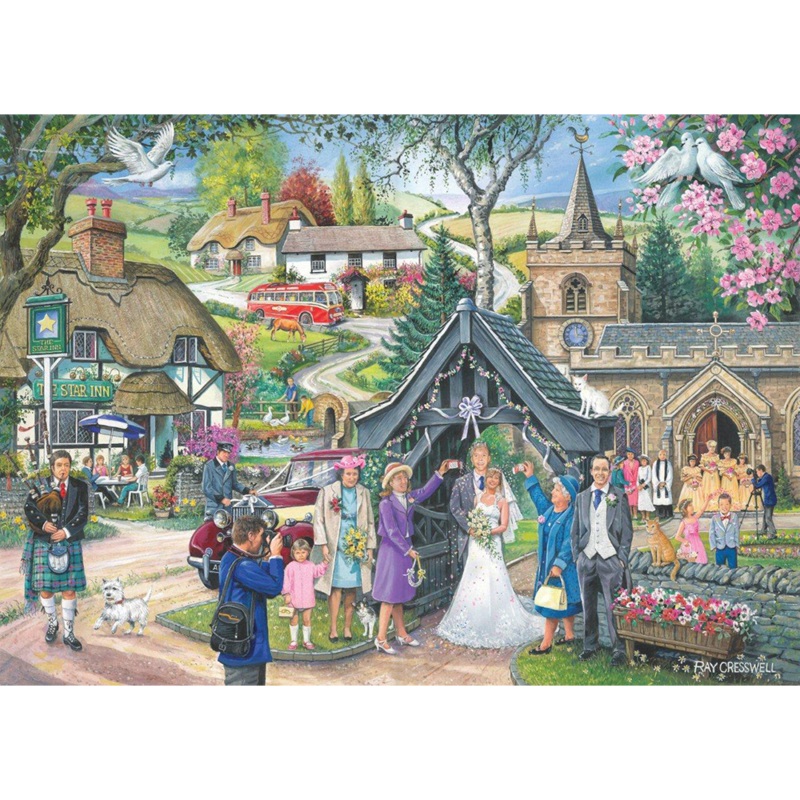 No.4  Wedding Day  1000 Piece Jigsaw Puzzle