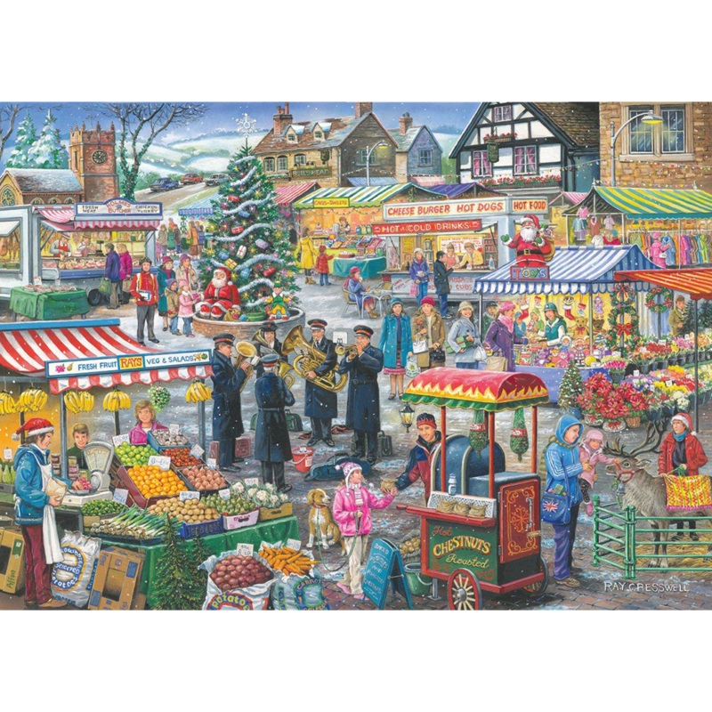 No.5  Festive Market  1000 Piece Jigsaw Puzzle