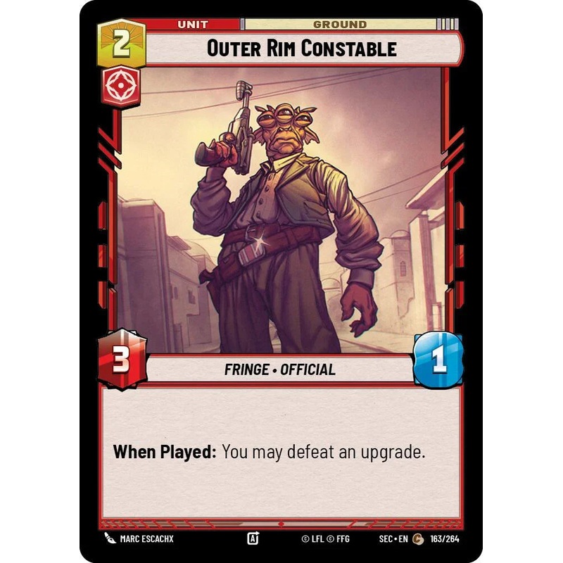 Outer Rim Constable (163/264) (163/264) [Secrets of Power] (ONLINE ORDER ONLY)