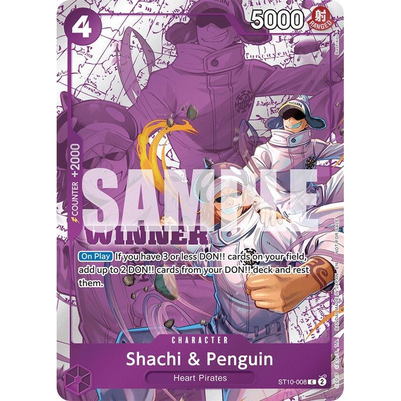 Shachi & Penguin (Winner Pack 2025 Vol. 4) [One Piece Promotion Cards] (ONLINE ORDER ONLY)