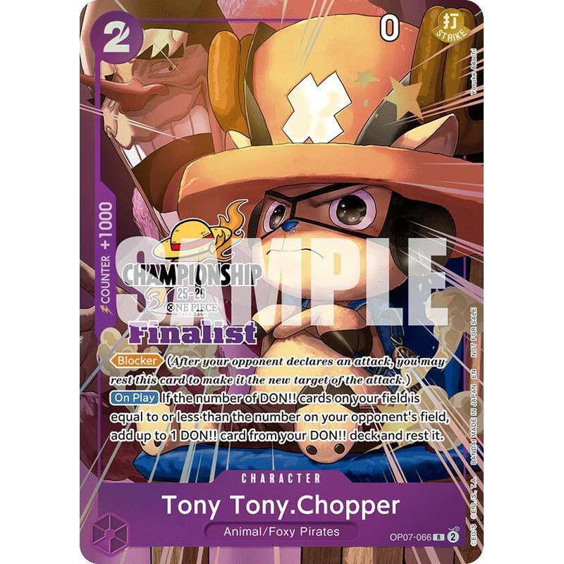 Tony Tony.Chopper (CS 25-26 Finalist Card Set 1) [One Piece Promotion Cards] (ONLINE ORDER ONLY)