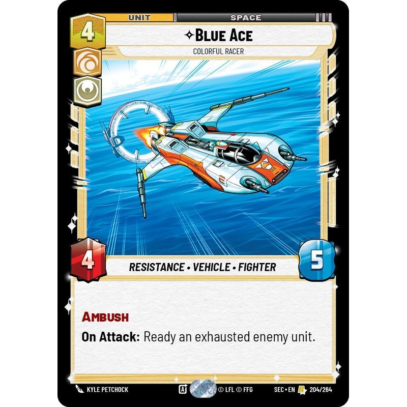 Blue Ace – Colorful Racer (204/264) (204/264) [Secrets of Power] (ONLINE ORDER ONLY)