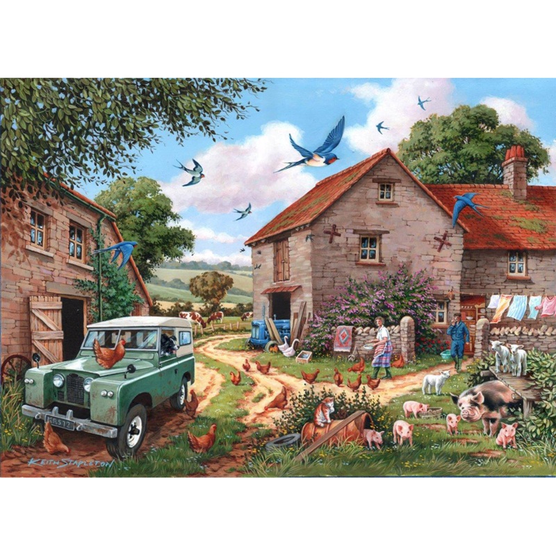 Farmers Wife  BIG 500 Piece Jigsaw Puzzle