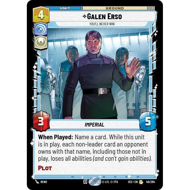Galen Erso – You’ll Never Win (46/264) (46/264) [Secrets of Power] (ONLINE ORDER ONLY)