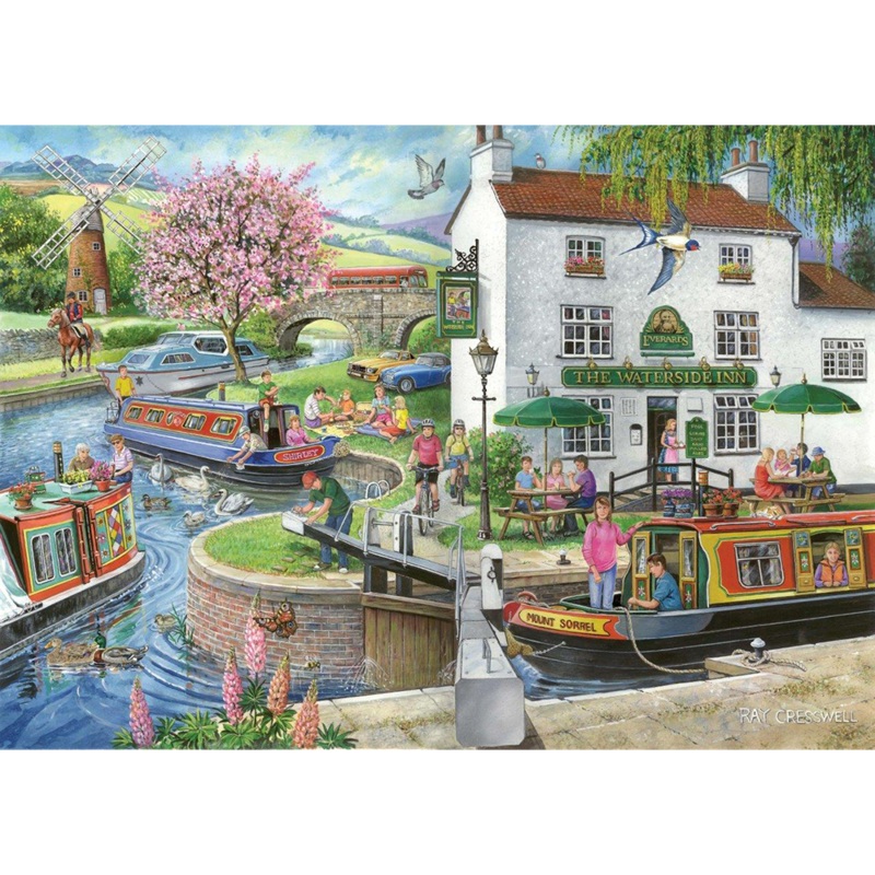 No.6  By The Canal   1000 Piece Jigsaw Puzzle