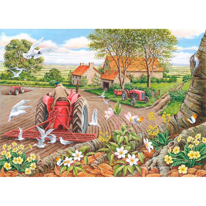Red Harrows  BIG 500 Piece Jigsaw Puzzle