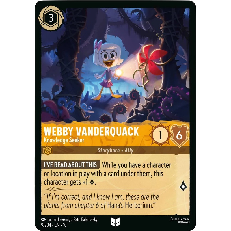 Webby Vanderquack – Knowledge Seeker (9/204) [Whispers in the Well] (ONLINE ORDER ONLY)