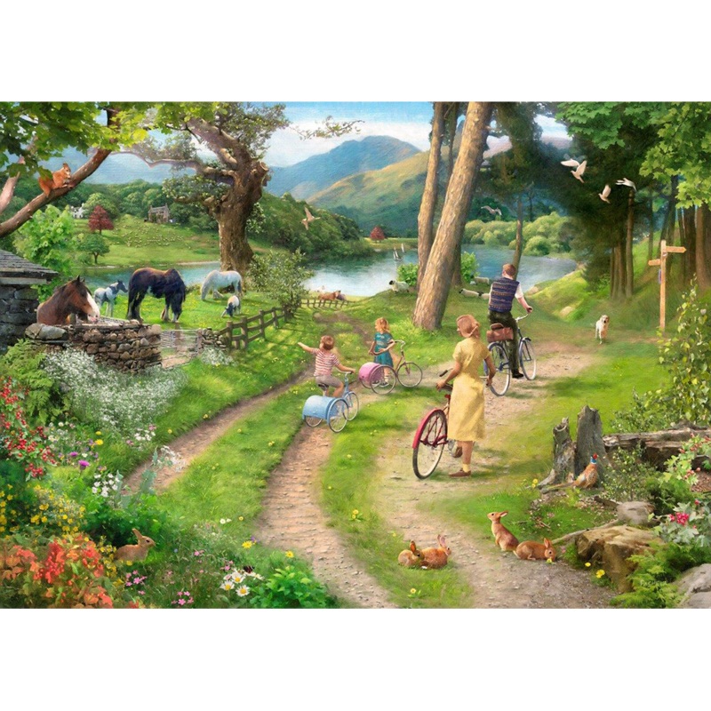 Family Day Out  BIG 250 Piece Jigsaw Puzzle