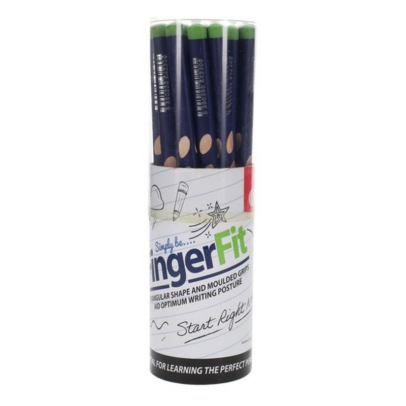 Finger Fit HB Triangular Pencils Tub of 24