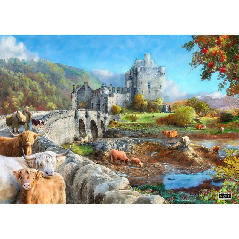 Highland Morning  1000 Piece Jigsaw Puzzle